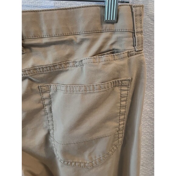 Bonobos Tailored 3XDry Khaki Slim Straight Pants Mens 31/32 Tan Stretch Classic - Picture 3 of 8